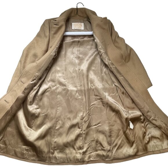 Pendleton Womens Virgin Wool Coat Camel Color Size 10 - Picture 15 of 16